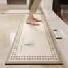Kitchen Floor Carpet Water-absorbent Quick-drying Carpets Diatom Mud Soft Foot Mat Advanced Light Luxury Home Decoration Rug