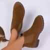 Plus Size Spring and Autumn Korean Version Martin Boots, British Casual Desert Boots, Cargo Boots, High Top Shoes