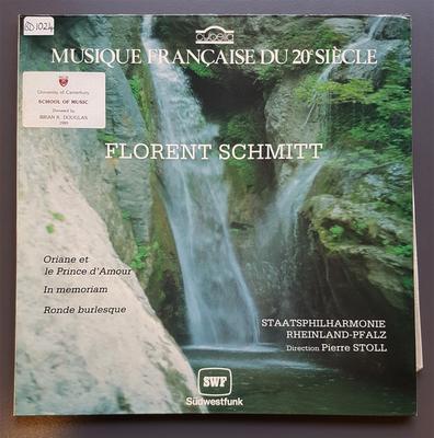LP Record FLORENT SCHMITT, STAATSPHILHARMONIE - Oriane Et Le Prince D'Amour / In Me DS351 CYBELIA France Classical Used