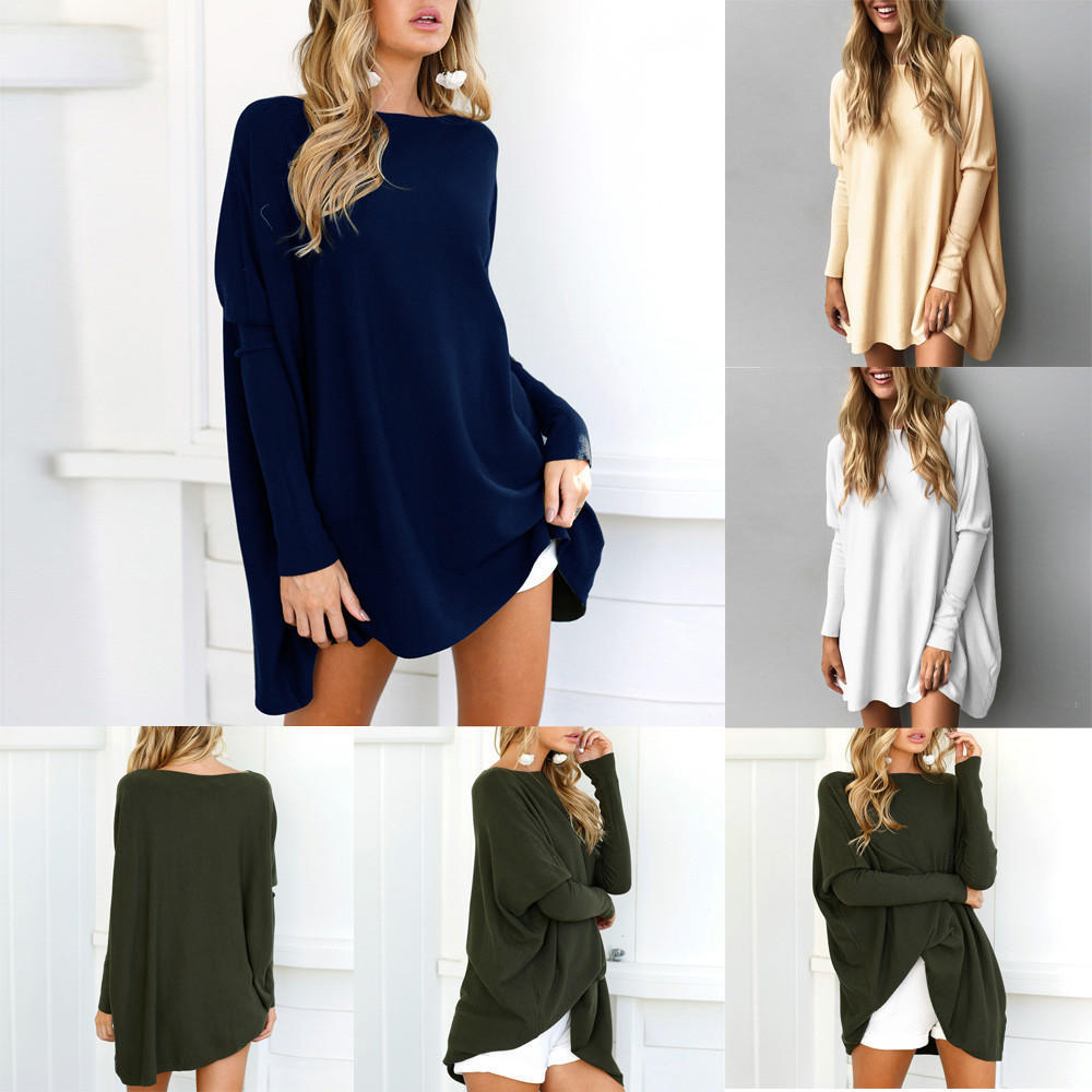 Fashion Loose Clothes Round Neck T-shirt Autumn Clothes