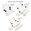 Brooches Bowknot Pearl Vintage Style Knot Lapel Pins Clothes Gold Silver Jewelry Sweater Clips Girls for Clothing Bag Craft