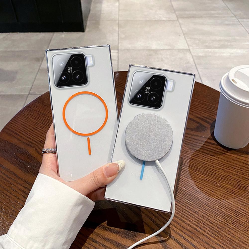 For Xiaomi 15 Case Compatible with MagSafe Clear Slim PC Phone Back Cover