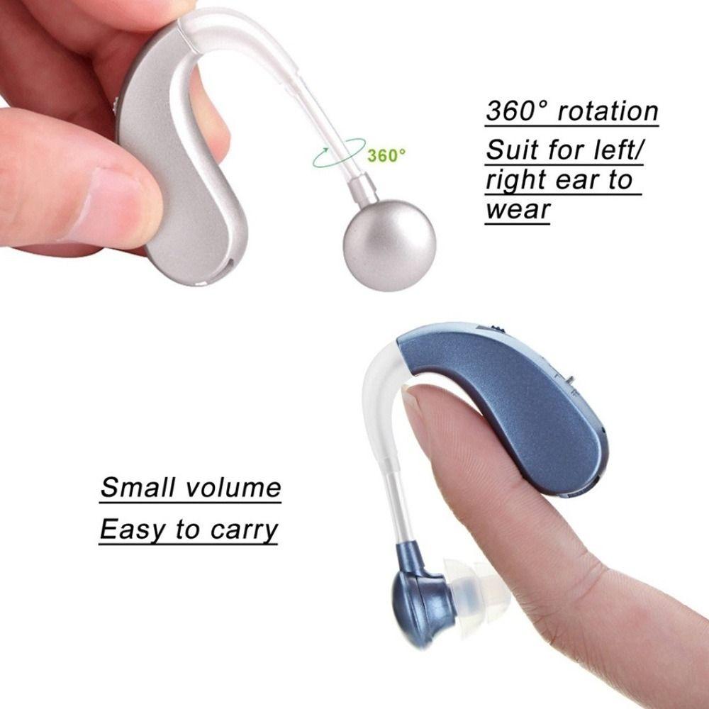 USB Recharging Digital Hearing Aid Adjustable Tone Air Conduction Headphones  For Senior Adults