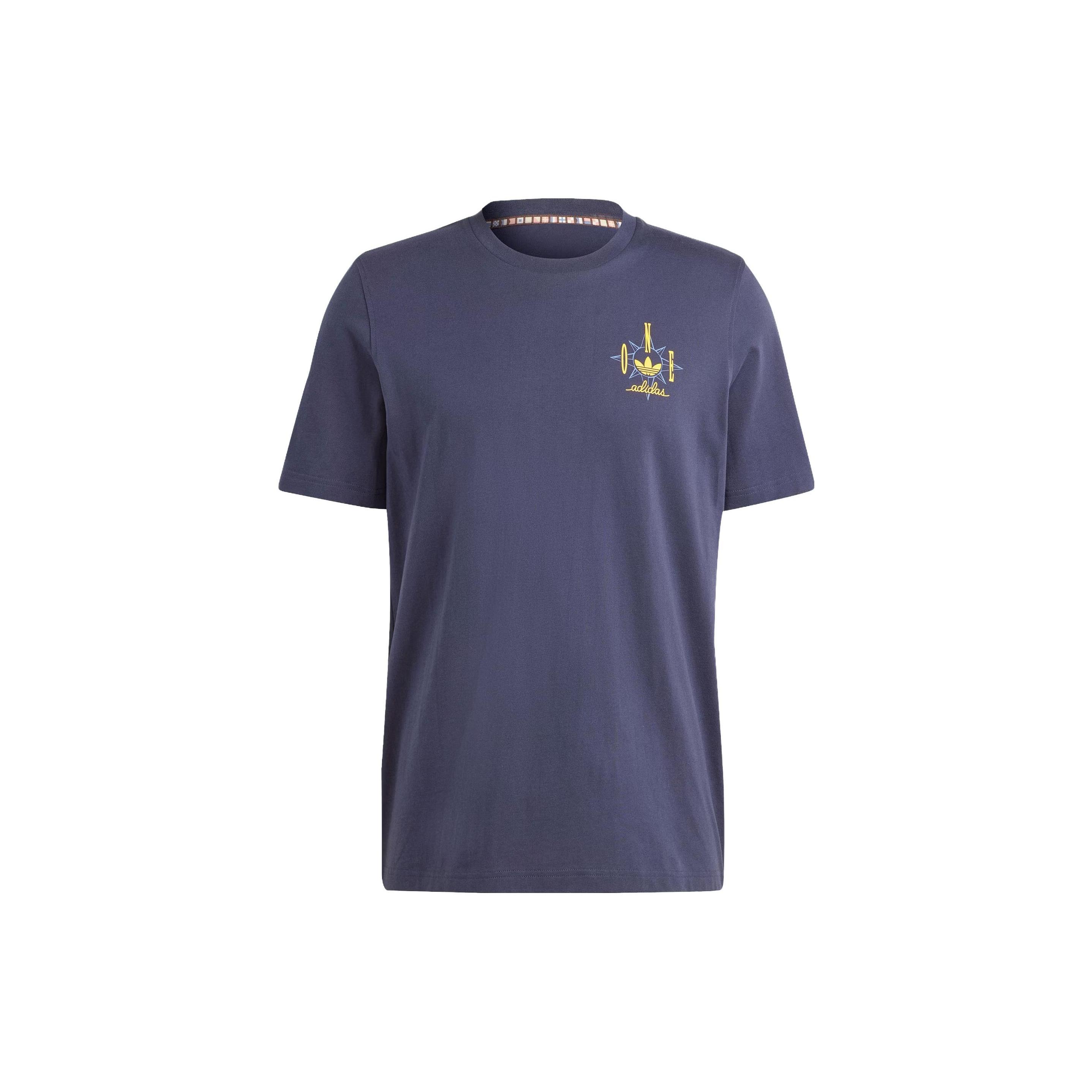 adidas Nice Graphic Tee  Blue  Men s IR7591 M