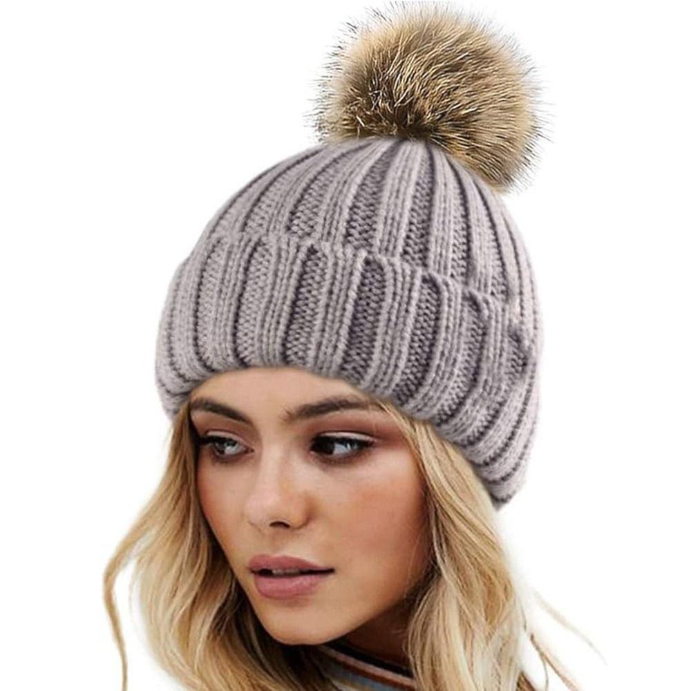Soft Winter Beanie Hat Keep Warm Warm Knit Hats Fashion Snow Ski Caps  for Men Women