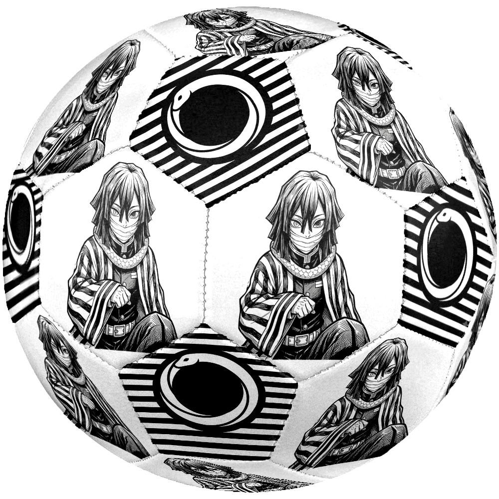 1pc Demon Slayer Kimetsu no Yaiba Soccer Ball Size 5 Indoor Soccer Ball Fashion Colorful Backyard Game - Great For Sports Fans Gift HE24