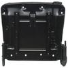 Forklift and Tractor Seat with Adjustable Backrest Black