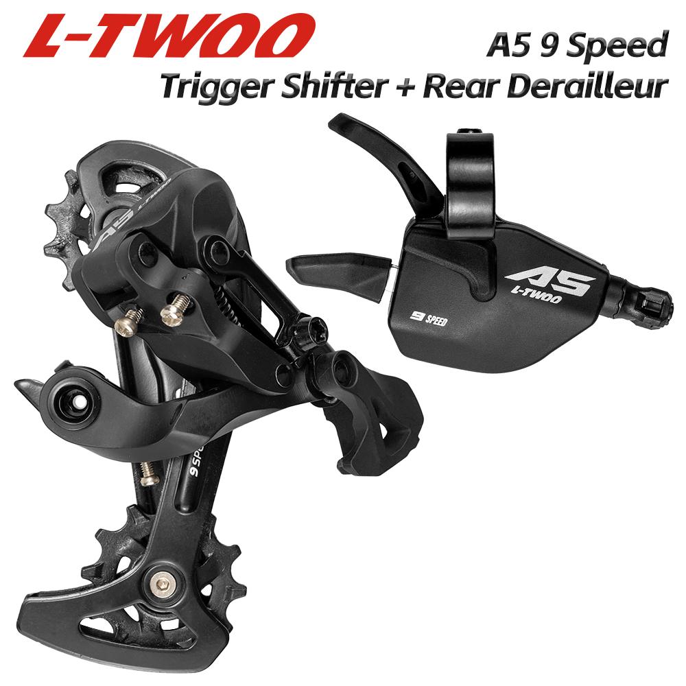 Schimbător Trigger LTWOO A5 1x9 Viteze + Schimbător Spate, 9s pentru MTB Compatibil cu ALIVIO / ACERA