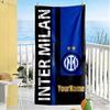 Inter Milan Personalized Name Beach Towel Quick-Dry Soft Microfiber Portable for SwimmingBeachCamping Travel Beach AccessoriesGym