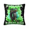 Boneca Ambalabu Italian Brainrot Meme Frog Pillowcase Printed Fabric Cushion Cover Gift Throw Pillow Case Cover Home Zippered