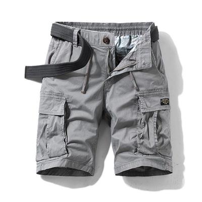 Herren Baumwolle Multi-Taschen Lässige Elastische Shorts