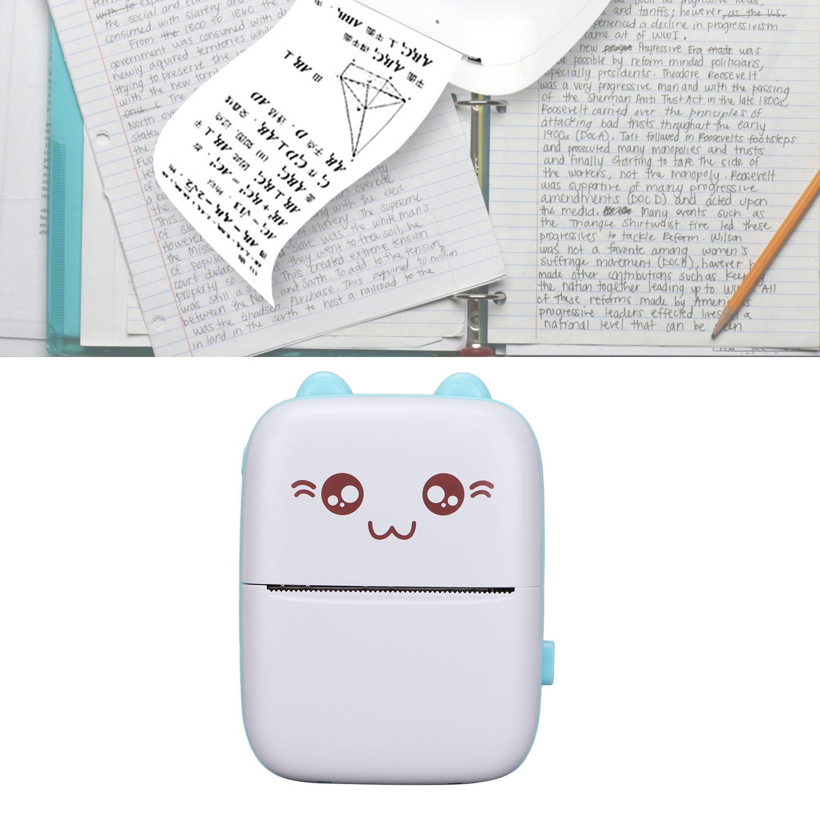 

Printer Portable Text Picture Memo Shopping List Label Inkless Printer