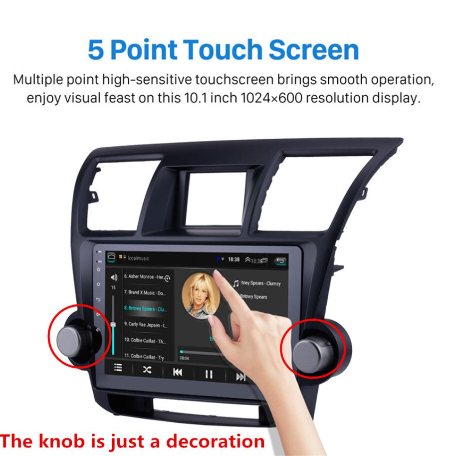 

10.1 32GB Car Stereo Radio GPS WIFI Head Unit for Toyota Highlander 2008-2013