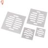 Stainless Steel Floor Drains Net Cover Square Drain Hole Shower Hair Catcher Filter Stopper Kitchen Bathroom Hardware Parts