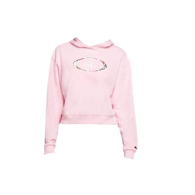 Sportswear Hoodie Sweatshirt Women Tops Pink CV1871-654