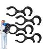 4Pcs Plastic Cable Clips S Shape Walking Stick Accessories Lightweight Reusable Outdoor Gear Trekking Poles Storage Clasps