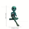 Alien Resin Sculpture Fun Figurine For Home Decor And Collectors