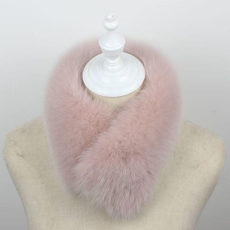 Korean Style Imitation Fox Fur Neck Warmer - Fashionable, Versatile, Magnetic Collar for Women