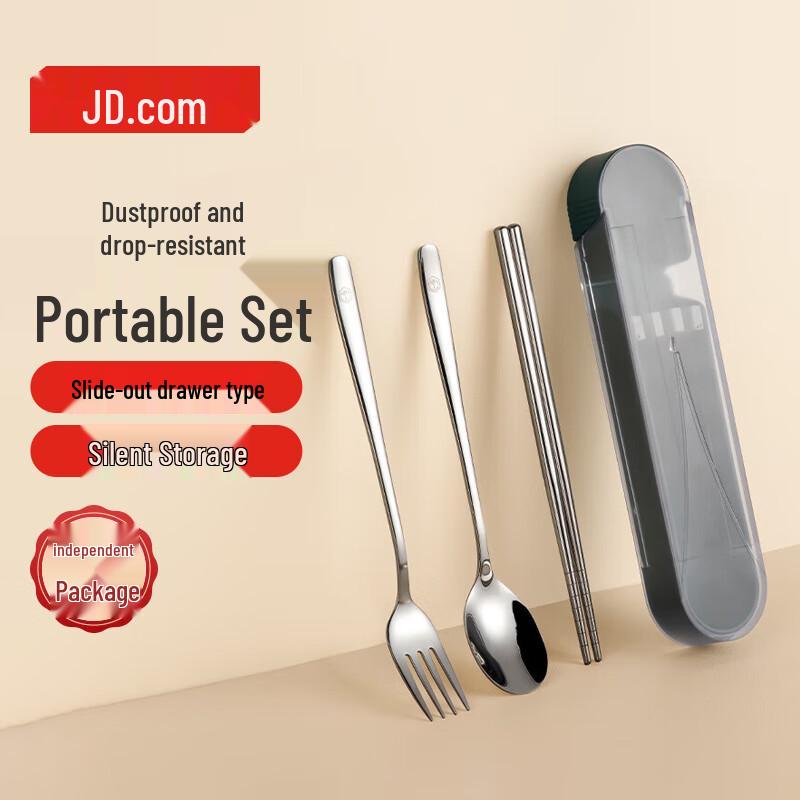 Портативный набор столовых приборов из нержавеющей стали