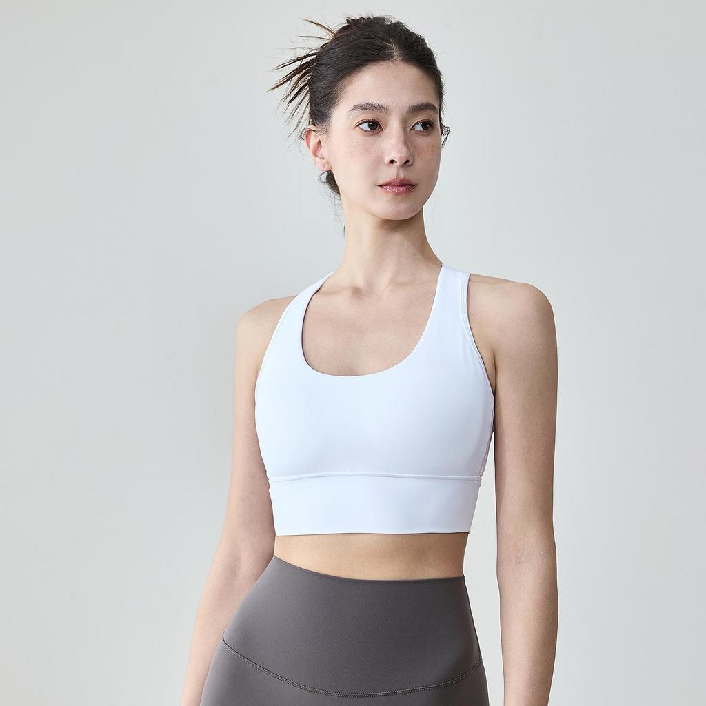 Women's Summer Slimming Racerback Yoga Bra with Chest Pads - Beautiful Back Design