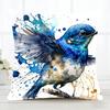 Art Bird Pillow Case Fashion Square Pillowcase Bedroom Sofa Room Ins Decoration Leisure