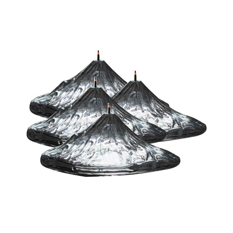 Transparent Crystal Glass Incense Holder Zen Home Fragrance Burner Decorative Stand