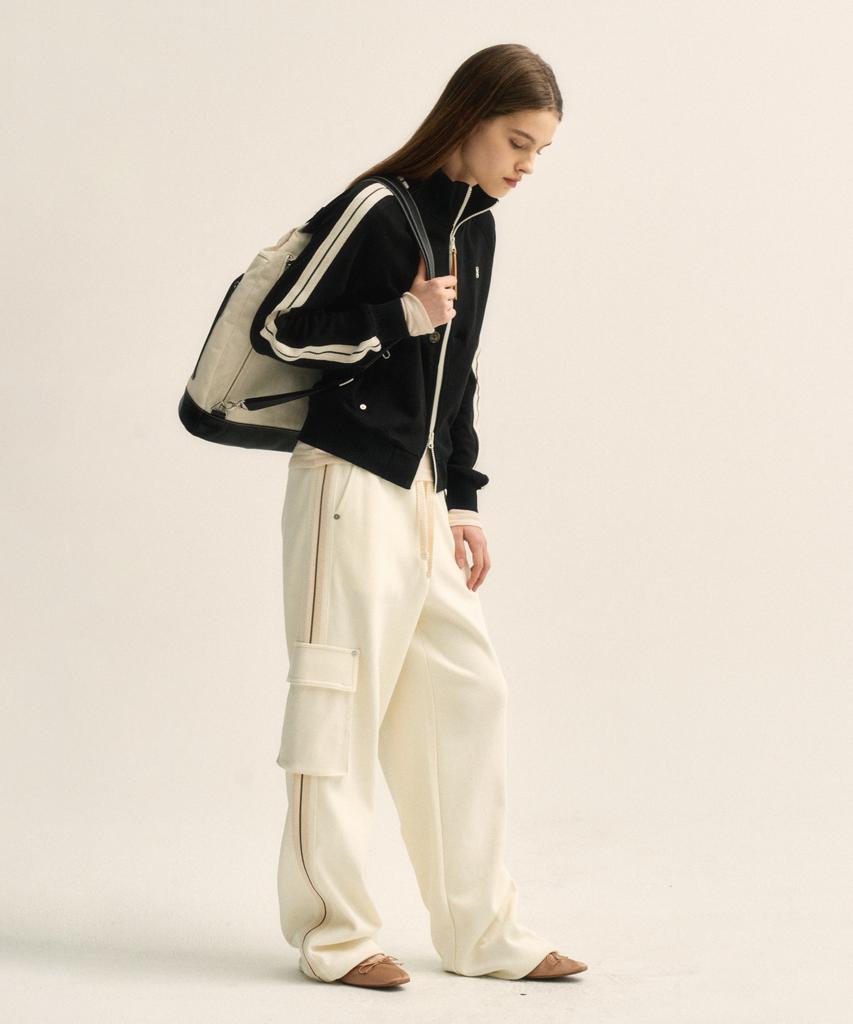 Seteo Roton Cargo Track Pants Resort Cream