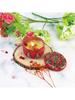 1pc Handmade DIY Jarred Scented Candle, Home Bedroom Air Freshener Ornament, Ethnic Series, Plant Fragrance