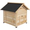 Outdoor Duck House with Ramp, Removable Bottom and Ventilation Holes, 78x90x92 cm, Wood