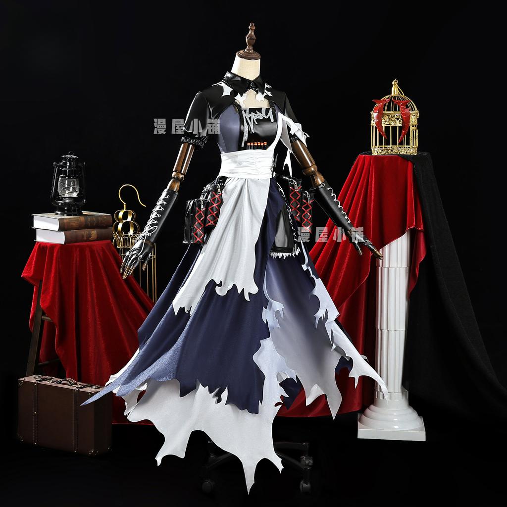 Game Arknights Wiš'adel Cosplay Costume Uniform Halloween Carnival Party Christmas Play Role Clothes Clothing