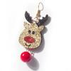 3D Cartoon Santa, Snowman, and Reindeer Christmas Earrings