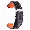 27mmx15Convex mouth For Seiko Sportura SNL029P2-SNL021P1 SNL595P2 SNL017P1 Leather Watch Strap Men's Watchband Bracelet Belt