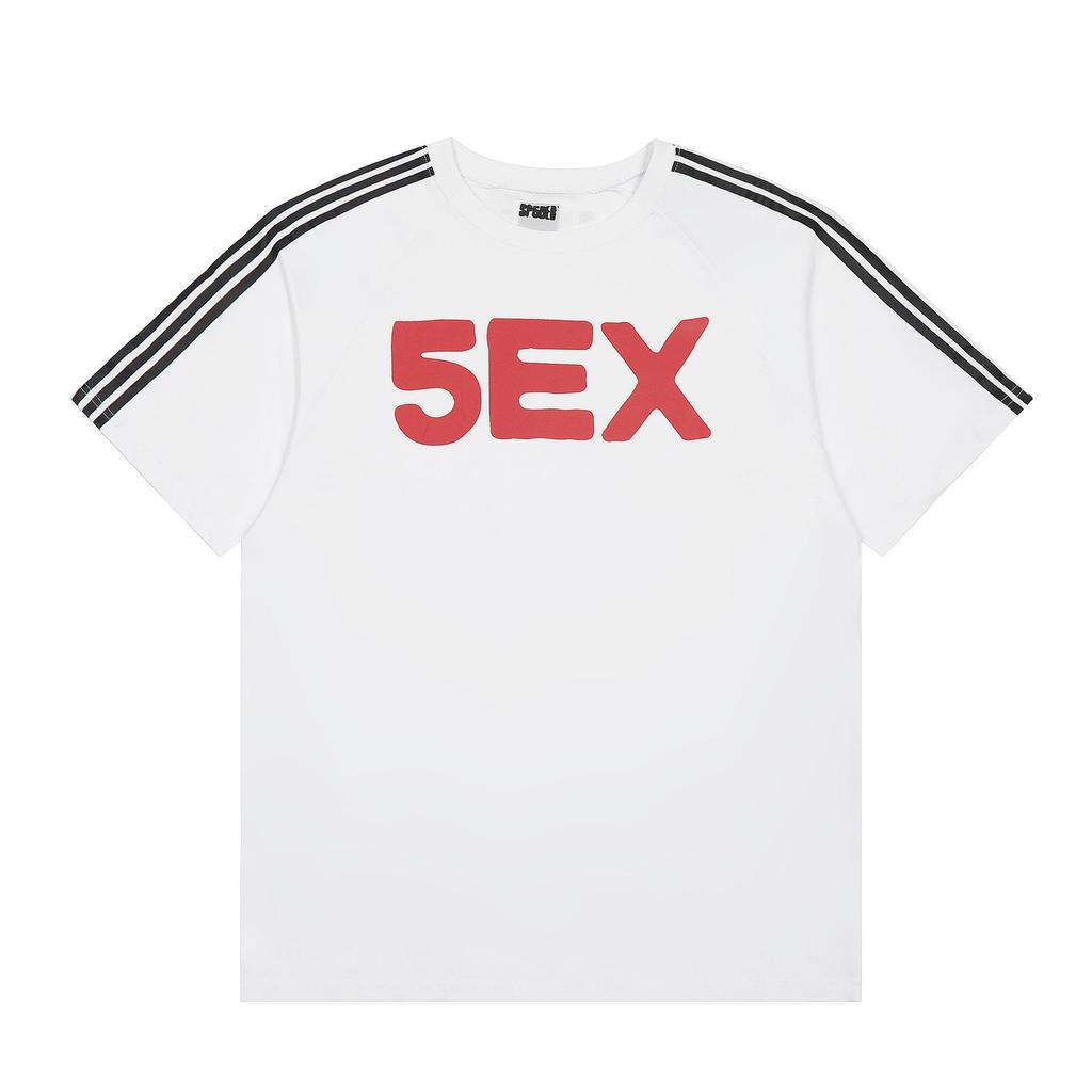New Trendy Spider Web Print Short Sleeve Men's T-Shirt - Celebrity Style