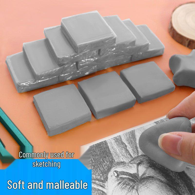 Exklusiv für Neueinsteiger: 5 Knetbare Radiergummis für Skizze & Kunst