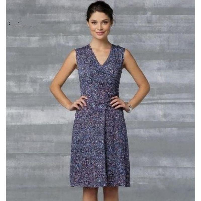 

Женский летний жилет с рукавами, модное платье с принтом Deep violet S