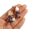 Girl Painting Girl Gift Small Collar Accessories Suit Scarf Clip Fashion Jewelry Brooch Pin