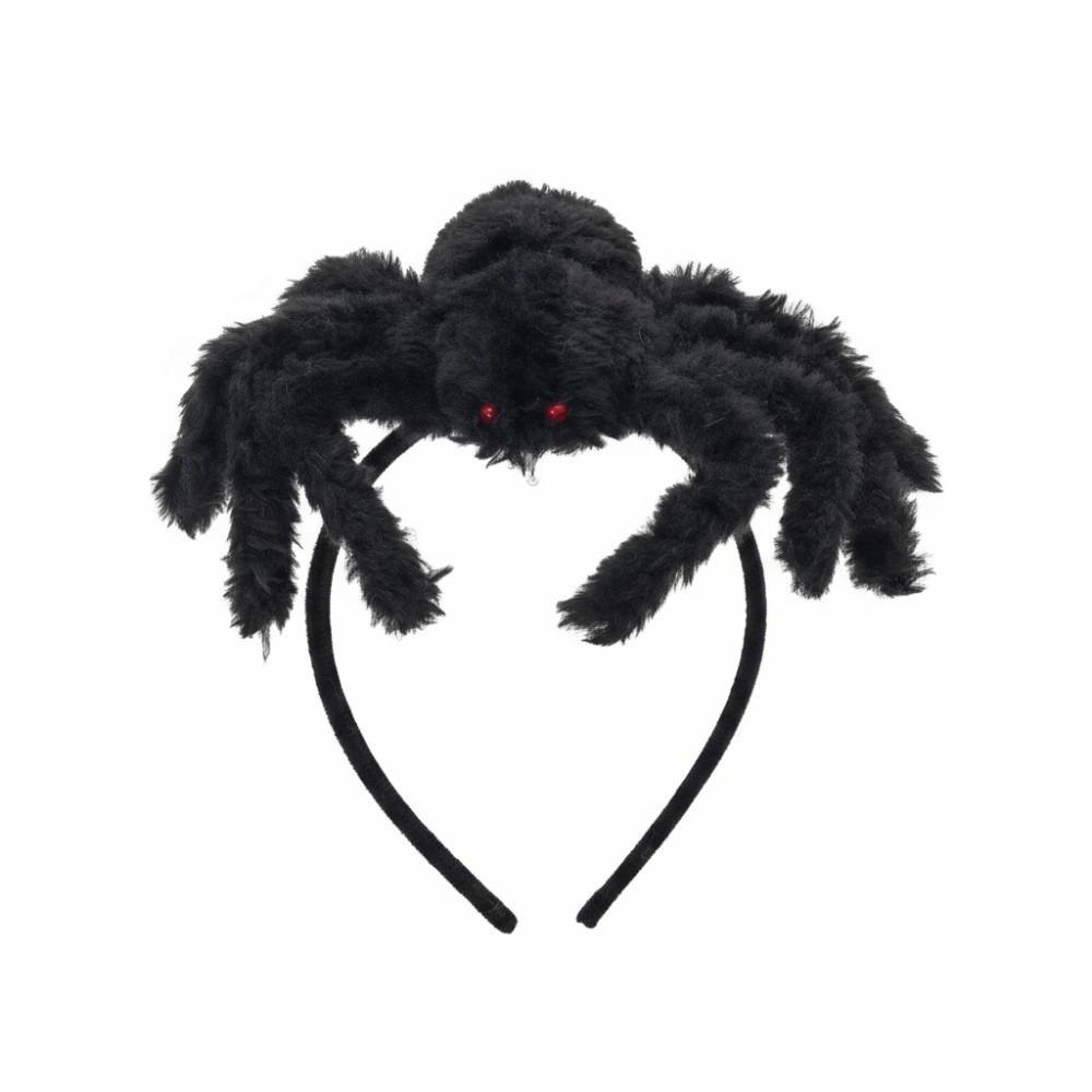 Lightweight Spider Headband Flexible Halloween Head Hoop Plush Hairband Masquerade