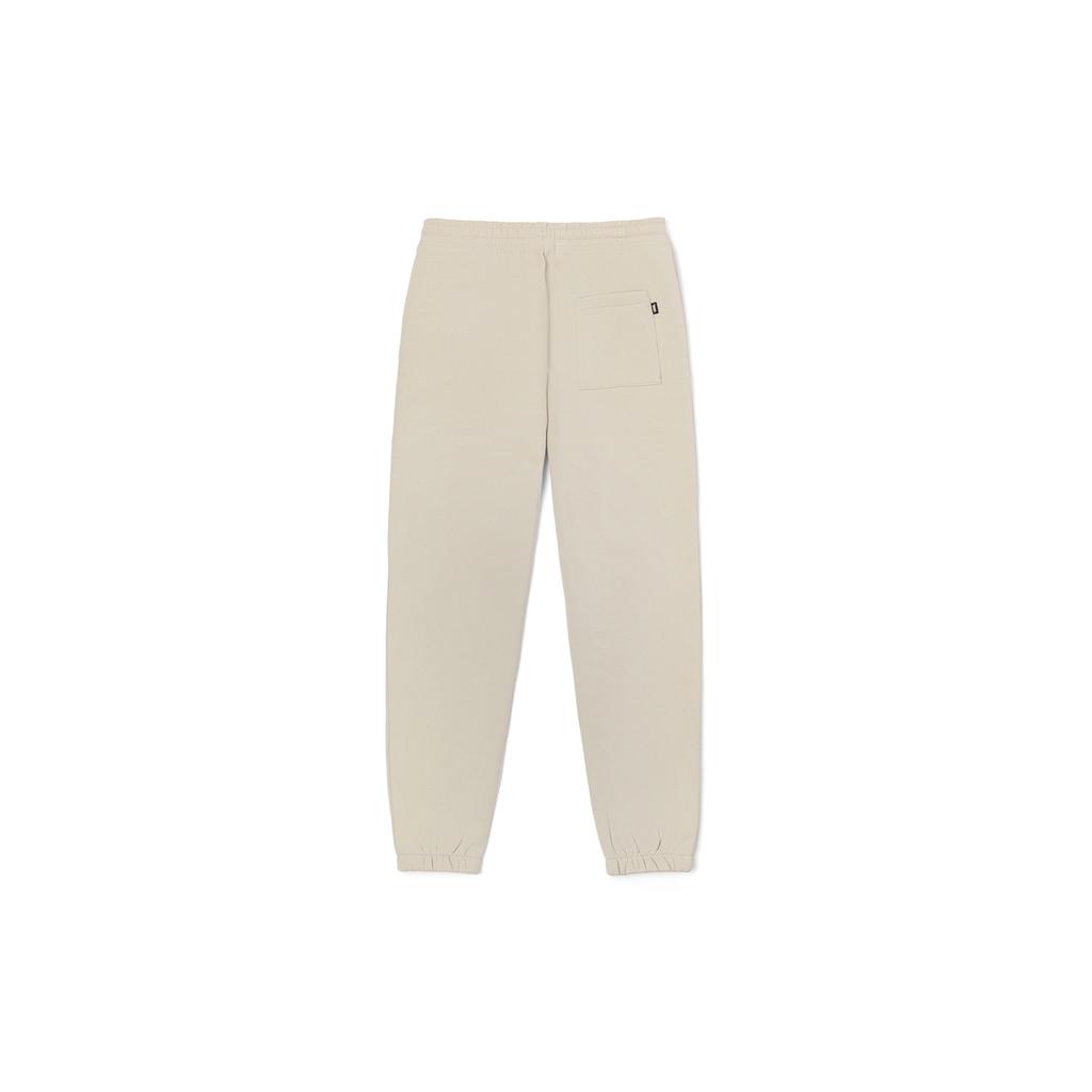 Vans Solid Color Knitted Cuffed Sports Pants Unisex Bottoms Beige VN0009122N1