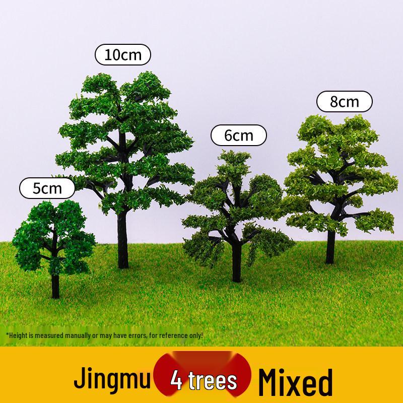 DIY Sand Table Building Trees Set - Handcrafted Miniature Landscape Models with Finished Tree Trunks