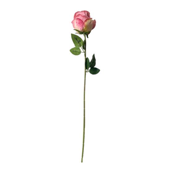 Artificial Roses Long-lasting Faux Silk Flowers Realistic Fake Roses with Flexible Stems for Vase Flower Arrangements Home Wedding Decor