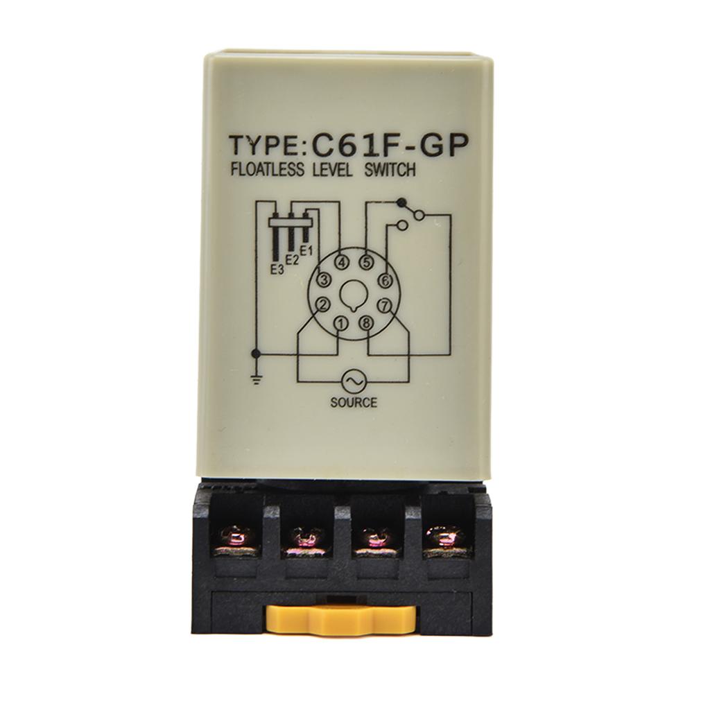 Floatless Level Relay Environmental Flame Retardant Shell High Accuracy C61FGP Water Level