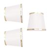 3PCS E14 Lampshade Barrel Shape Table Lamp Shade Meson Installation Fabric Bedroom Ceiling Lamp