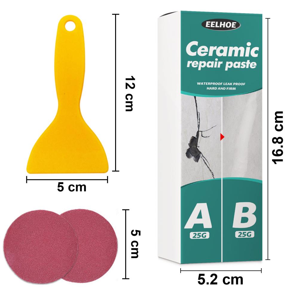 Buy Tile Repair Paste Repair AB Glue Set Ceramic Crack Repairing Agent Adhesive Set at