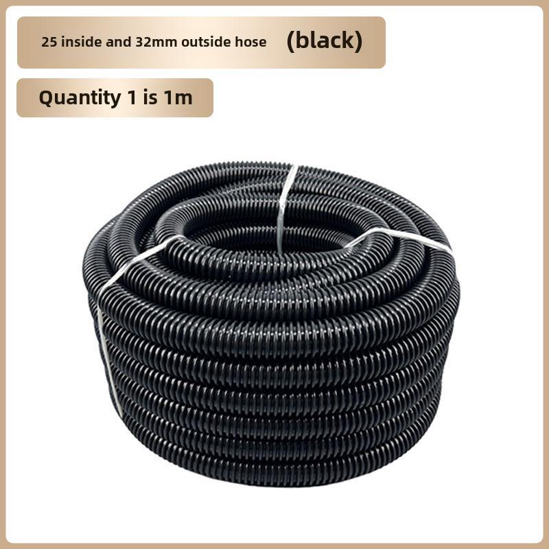 

Универсальная гофрированная труба-удлинитель для пылесоса с резьбой EVA Inner diameter 25 outer diameter 32mm hose чёрный