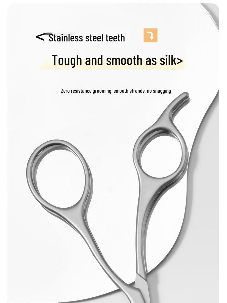 Beauty Method Stainless Steel Eyebrow Trimmer Tool with Comb & Scissors for Beginners