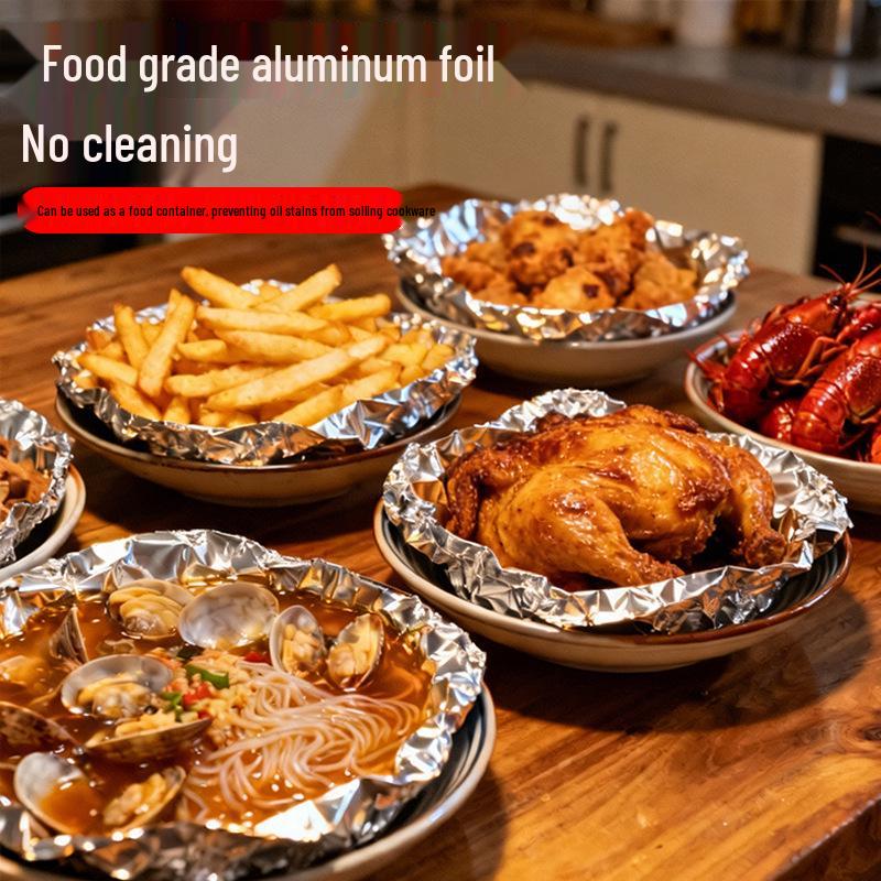 Thickened Food-Grade Aluminum Foil for Air Fryer, Oven, Grill, Baking Potatoes, Corn, and Cakes