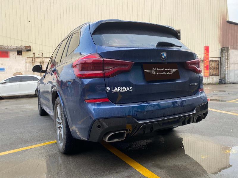 BMW X3 G01 M Sport Carbon Fiber Body Kit: Front Lip, Rear Diffuser, Bumper Lip Accessories