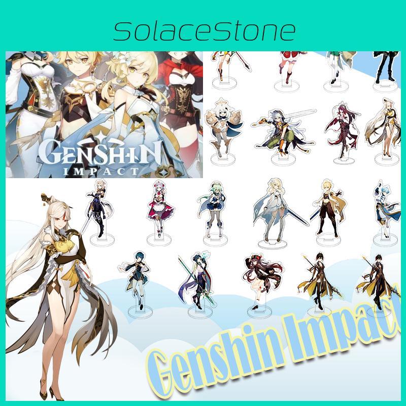 Finely Detailed Genshin Impact Klee Keqing Ganyu Acrylic Stand For Desktop Display