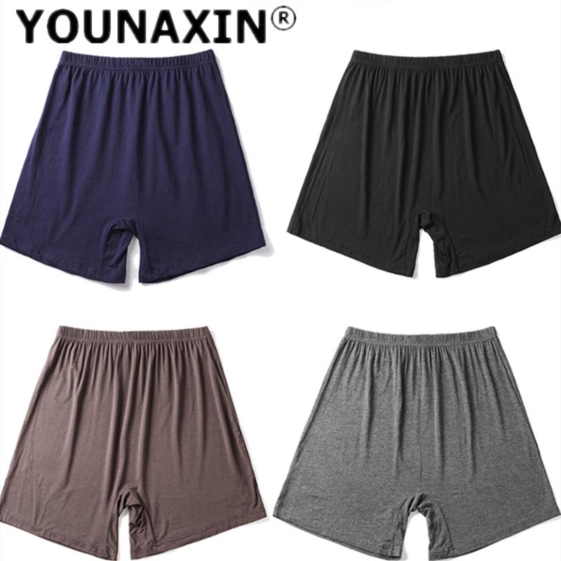 Pánské spodní prádlo velké velikosti, boxerky z modalu, kalhotky z modalu pro střední a starší osoby, kalhotky s vysokým pasem, jednobarevné kalhotky XL 2XL 3XL 4XL
