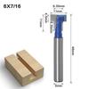 2-piece Set of Woodworking Milling Cutter, Keyhole Cutter, Screw Hole Milling Cutter, Photo Frame Hanging Hole Cutter, Photo Frame Knife, Gong Knife